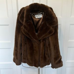 Faux fur jacket
